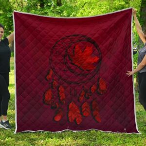 Canada Maple Leaf Dreamcatcher Quilt A02 Quilt  Quilt